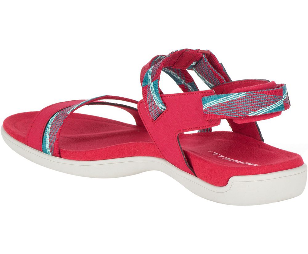 Sandálias Senhora - Merrell District Mendi Backstrap - Vermelhas - QBP013248